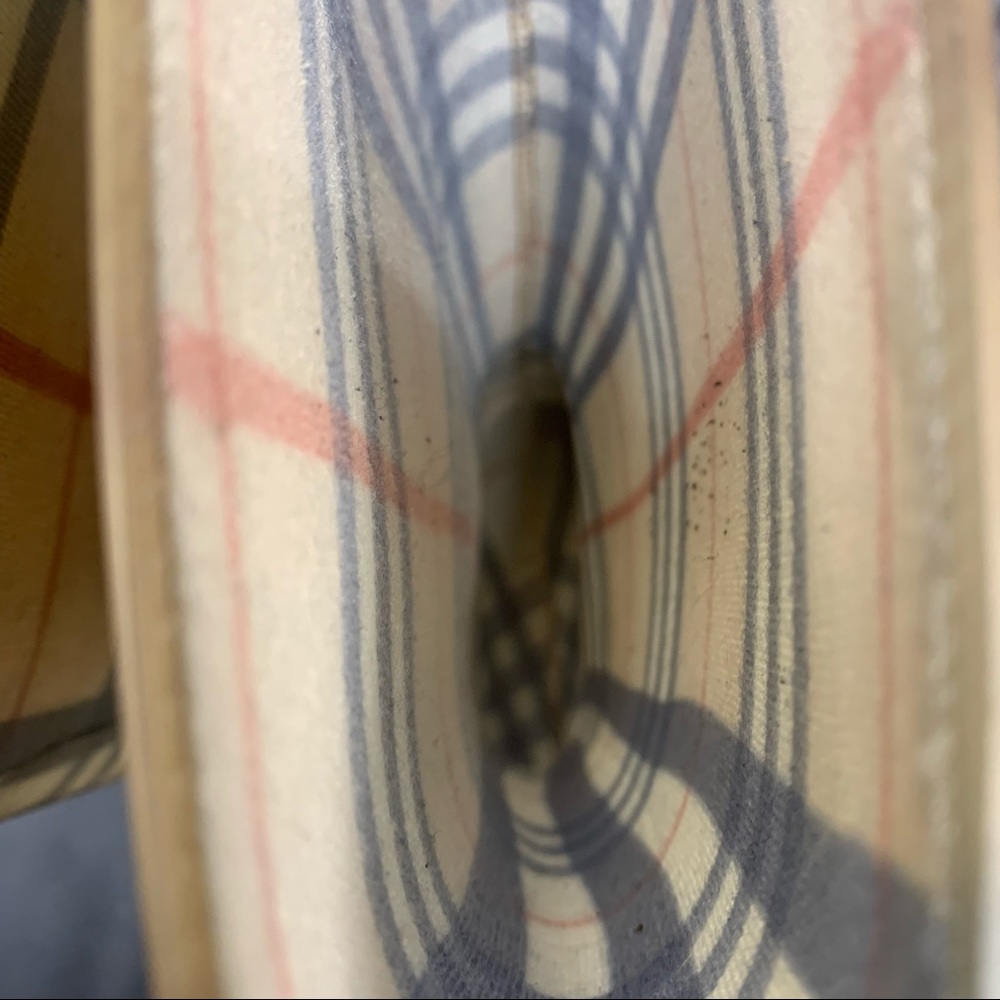 BURBERRY Haymarket Rain Boots Plaid Check Pattern - Picture 11 of 11